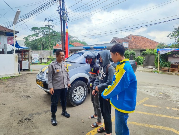 Sampaikan Himbauan Kamtibmas Jelang Nataru,Ini Yang di Lakukan Polsek Kebonpedes