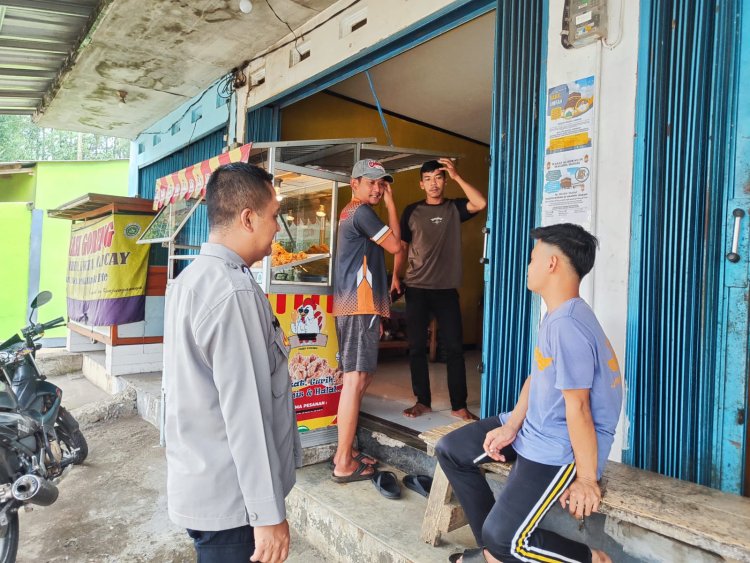 Sampaikan Himbauan Kamtibmas Jelang Nataru,Ini Yang di Lakukan Polsek Kebonpedes