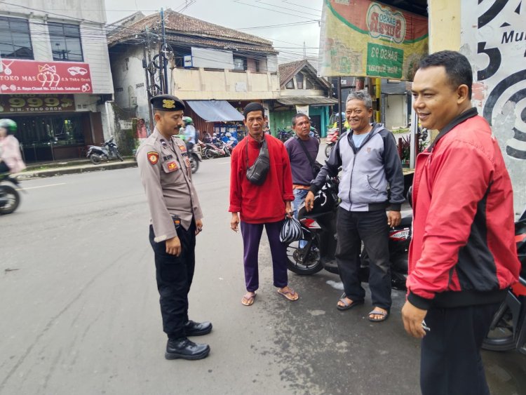 Jelang Libur Natal dan Tahun Baru, Polsek Cisaat Intensitkan Patroli Dialogis