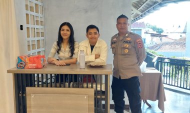 Berikan Pengamanan Kepada Jemaat, Polsek Cisaat Laksanakan Minggu Kasih