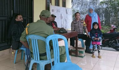 Wujudkan Desa Binaan Aman Kondusif, Bhabinkamtibmas Polsek Sukaraja Sambangi Warga