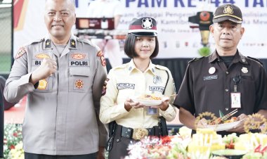 Upacara HUT Satpam ke-44 Donor Darah di Mapolda Jabar