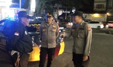 Antisipasi Brandal Motor,Polsek Warudoyong Tingkatkan Patroli Malam Hari
