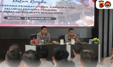 Kapolda Jabar Apresiasi Kinerja Polresta Bogor Kota Pada Kunjungan Kerja