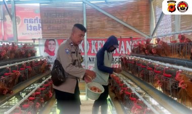 Polri Dukung Program Ketahanan Pangan Melalui Pemanfaatan Lahan Pekarangan