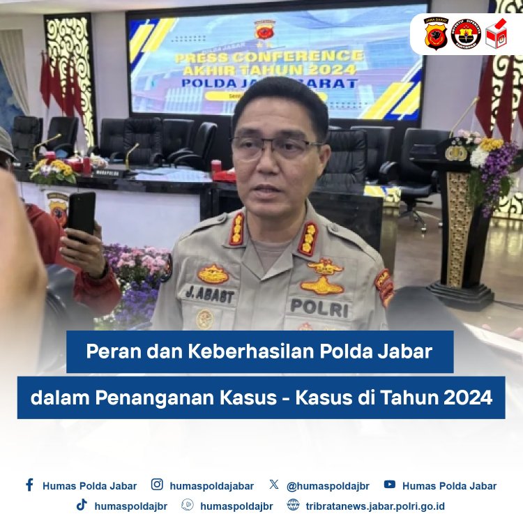 Peran dan Keberhasilan Polda Jabar Dalam Penanganan Kasus-Kasus  di Tahun 2024