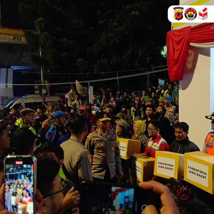 Kapolda Jabar Bersama Forkompimda Jabar, Tinjau Pos Terpadu Cikapayang Dago  Bandung