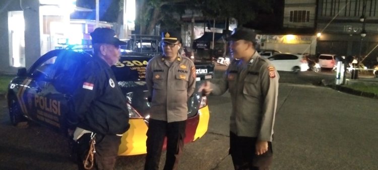 Antisipasi Brandal Motor,Polsek Warudoyong Tingkatkan Patroli Malam Hari