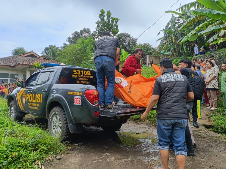 Polsek Sukaraja Datangi TKP  Seorang Pria di Duga  Gantung Diri