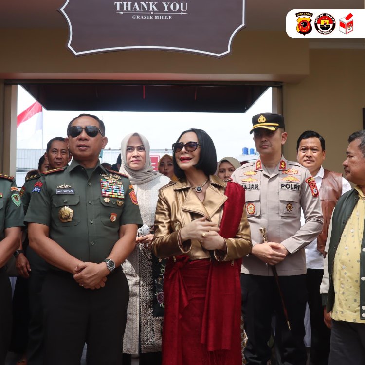 Kapolres Garut dan Unsur Forkopimda Dampingi Kunjungan Kerja Panglima TNI