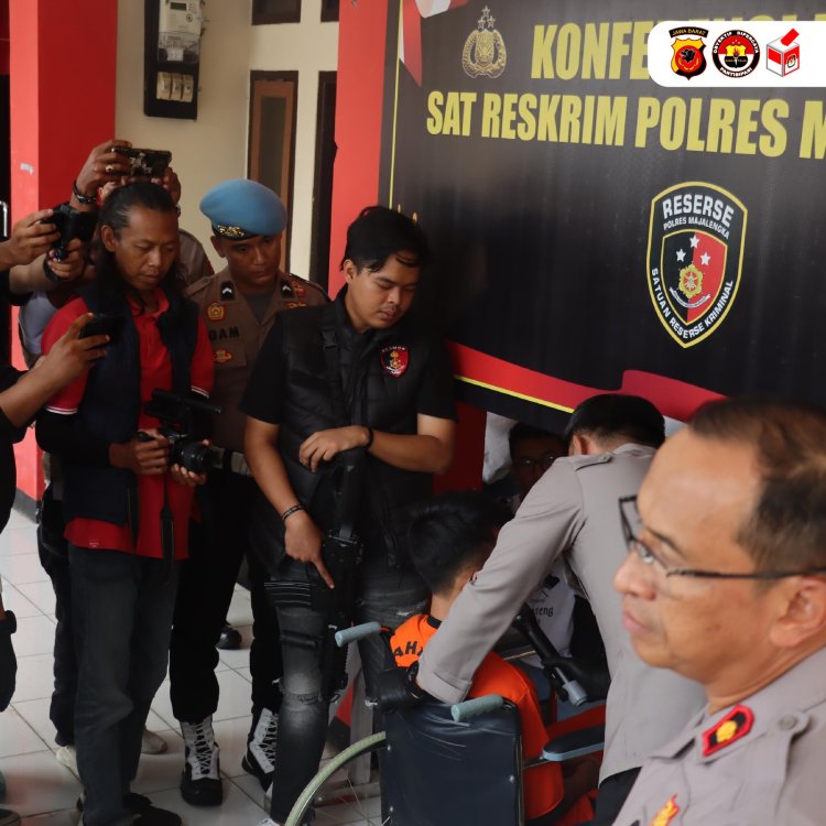 Kurang Dari 24 Jam, Sat Reskrim Polres Majalengka Berhasil  Ungkap Pelaku Pembunuhan di Kertajati