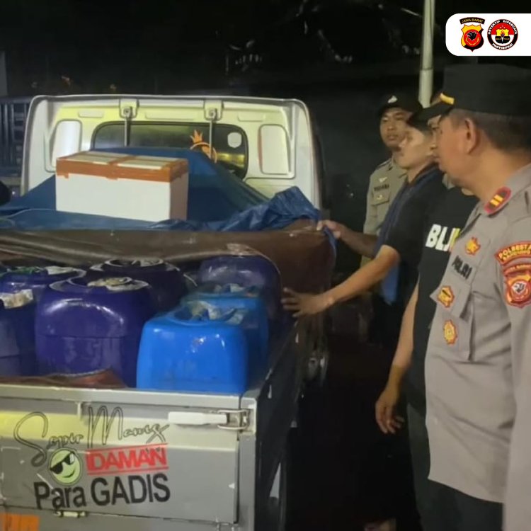 Ribuan Liter Tuak Siap Edar Berhasil Digagalkan Polresta Bandung