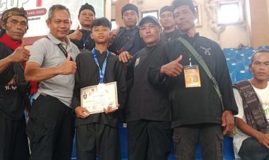 Pesilat Cilik Asal Kecamatan Purabaya Raih Juara 3