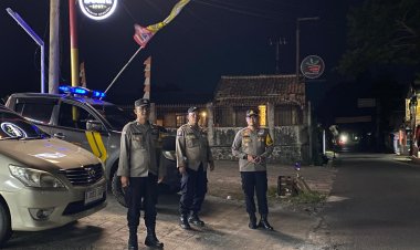 Antisipasi Aksi Brandal Motor, Kapolsek Kebonpedes Pimpin Patroli KRYD