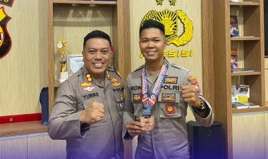 Duta Polres Kaur Raih Posisi ke lll Kejurnas Taekwondo Piala Kemenpora Tahun 2025