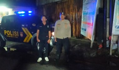 Melalui Patroli Malam, Polsek Kebonpedes Berikan Rasa Aman dan Nyaman Kepada Warga
