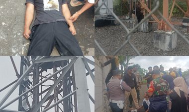 Aksi Heroik Anggota Polsek Sukabumi Gagalkan Aksi Bunuh Diri