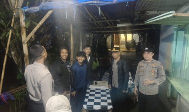 Wujudkan Kamtibmas Aman Kondusif, Polsek Sukaraja Gelar Patroli Malam Hari