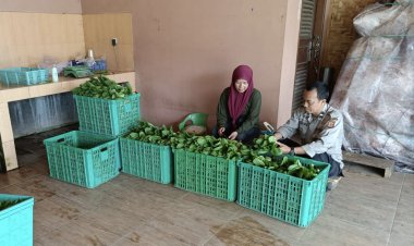 Dukung Ketahanan Pangan, Polsek Sukaraja Laksanakan Patroli Dialogis