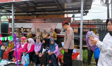 Police Goes To School, Polsek Sukaraja Laksanakan Sambang Ke TK Karya Bakti