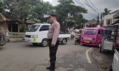 Melalui Patroli Siang Hari,Polsek Kebonpedes Intensifkan Harkamtibmas