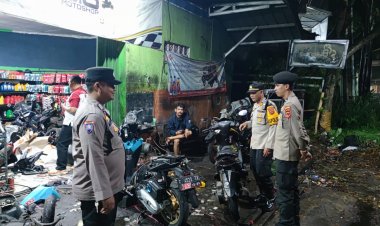 Cegah Aksi Kejahatan Jalanan, Kapolsek Sukaraja Pimpin Pelaksanaan Patroli KRYD
