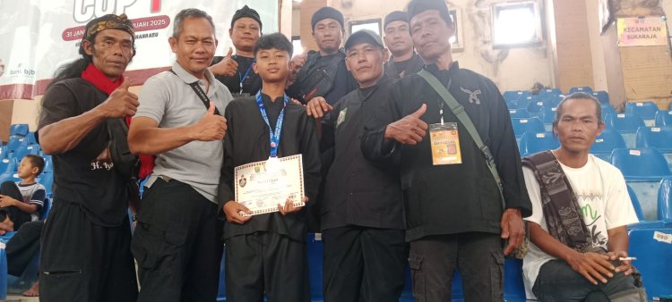 Pesilat Cilik Asal Kecamatan Purabaya Raih Juara 3