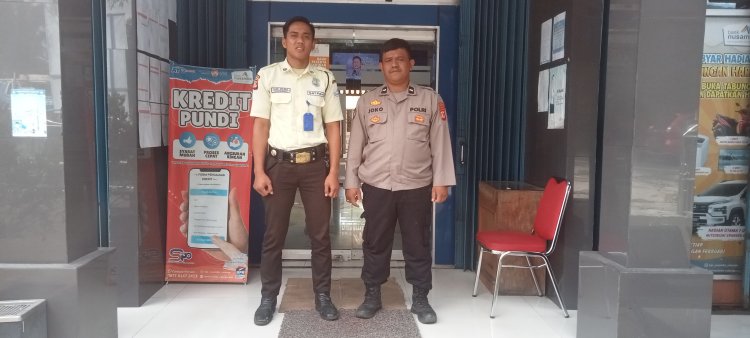 Cegah Kejahatan Perbankan, Polsek Sukaraja Tingkatkan Patroli