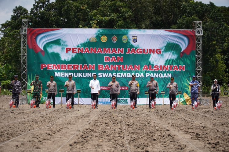 Perkuat Ketahanan Pangan di Bantul, Kapolri Dorong Swasembada Jagung Nasional