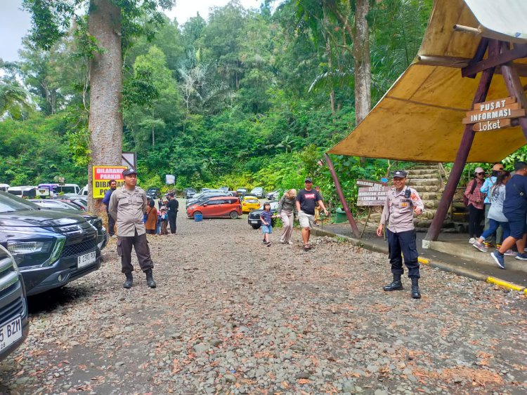 Ciptakan Rasa Aman, Polsek Kadudampit Laksanakan Patroli Objek Wisata