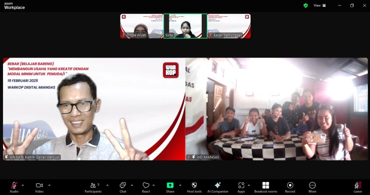 Warkop Digital Miangas Gelar Bebar Inspiratif, Dorong Pemuda Berwirausaha dengan Modal Minim