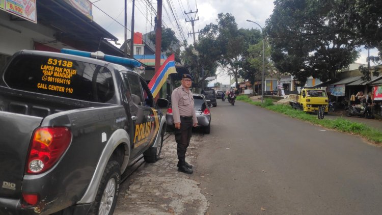 Melalui Patroli Siang Hari,Polsek Kebonpedes Intensifkan Harkamtibmas