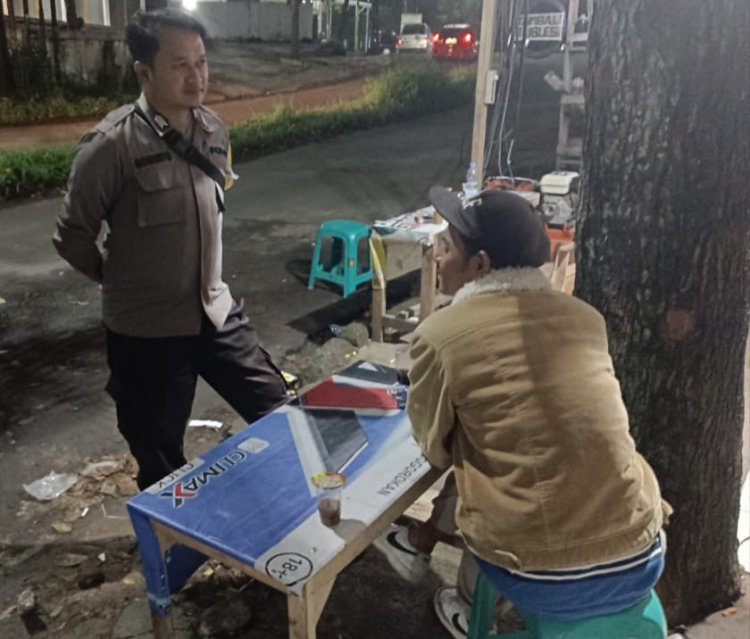 Pastikan Wilayah Tetap Aman Kondusif, Polsek Kebonpedes Gelar Patroli Dialogis