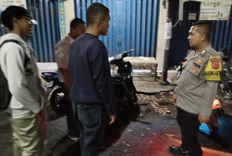 Pastikan Wilayah Tetap Aman Kondusif, Polsek Kebonpedes Gelar Patroli Dialogis