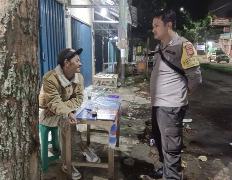 Pastikan Wilayah Tetap Aman Kondusif, Polsek Kebonpedes Gelar Patroli Dialogis