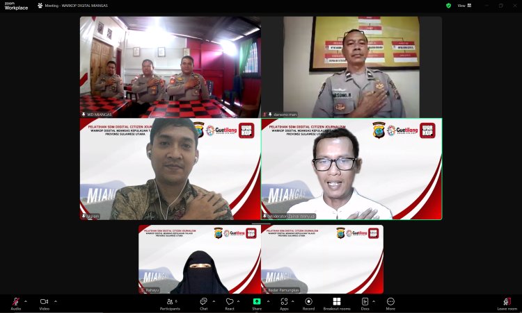 Sosialisasi & Pelatihan Citizen Journalism Digelar Secara Virtual di Miangas