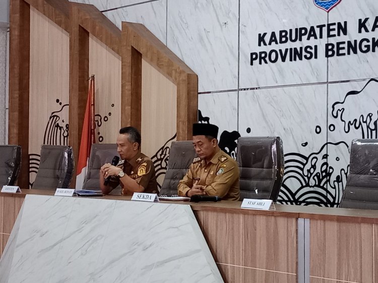 Perdana Ngantor, Wakil Bupati Kaur Pimpin Rapat Persiapan Sertijab