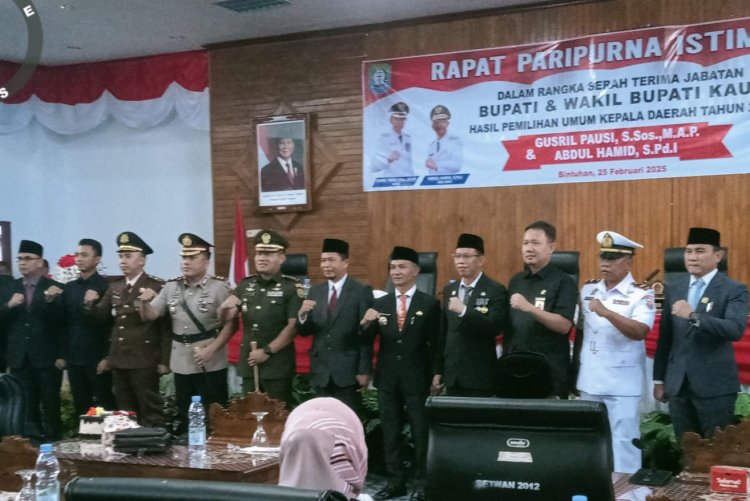 Gelar Rapat Paripurna Istimewa, DPRD Laksanakan Sertijab Bupati dan Wakil Bupati Kaur