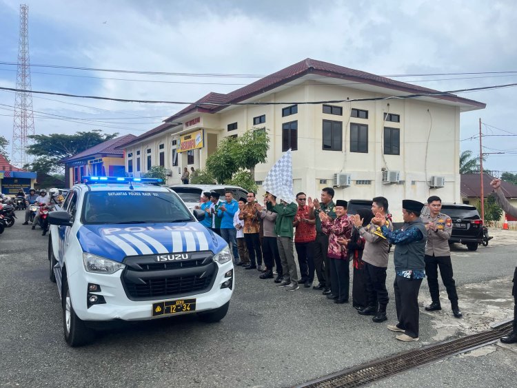 Polres Kaur  Laksanakan Bakti Sosial Polri Presisi  Bersama Mahasiswa dan OKP