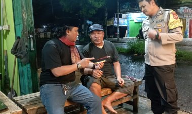 Ciptakan Kamtibmas Aman Kondusif,Polsek Kebonpedes Laksanakan Patroli Dialogis