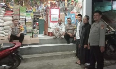 Wujudkan Ramadhan Yang Aman dan Nyaman, Kapolsek Sukaraja Pimpin Patroli Dialogis