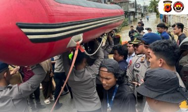 Polres Bogor Bersama Stakeholder Laksanakan Penanggulangan Bencana Alam di Desa  Bojong Kulur Bogor