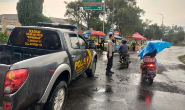 Antisipasi Gangguan Kamtibmas, Polsek Cibereum Gelar Patroli Jelang Buka Puasa