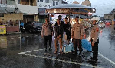 Ciptakan Kamtibmas Aman Kondusif, Polsek Sukaraja Laksanakan Patroli Ngabuburit