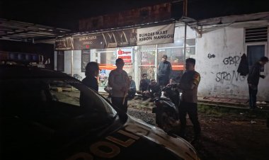 Cegah Aksi Tawuran dan Brandal Motor, Kanit Binmas Polsek Gunungguruh Sambangi Warga