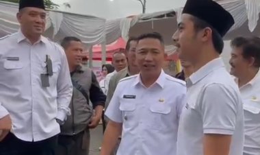 Anggota Dewan Kabupaten Sukabumi Dampingi Bupati saat Pembukaan Bazar Ramadhan