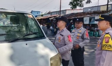 Ciptakan Wilayah Aman Kondusif Jelang Arus Mudik, Polsek Citamiang Laksanakan Himbauan Kamtibmas