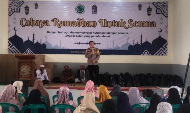 Kapolsek Kebonpedes Hadiri Giat Baksos Ponpes Asyifa Kepada Para Keluarga Napiter