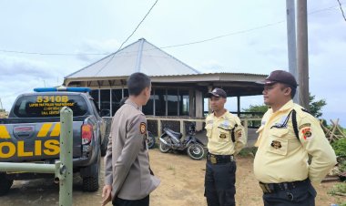 Cegah Gangguan Kamtibmas,Polsek Sukaraja Laksanakan Patroli Dialogis Kepada Anggota Security