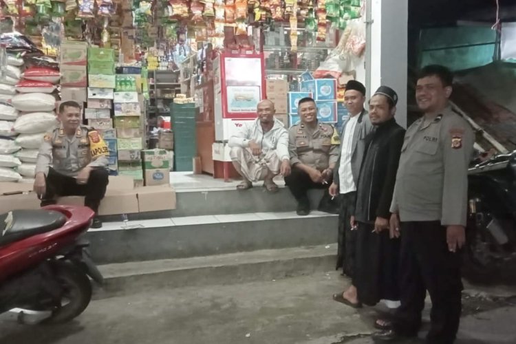 Wujudkan Ramadhan Yang Aman dan Nyaman, Kapolsek Sukaraja Pimpin Patroli Dialogis